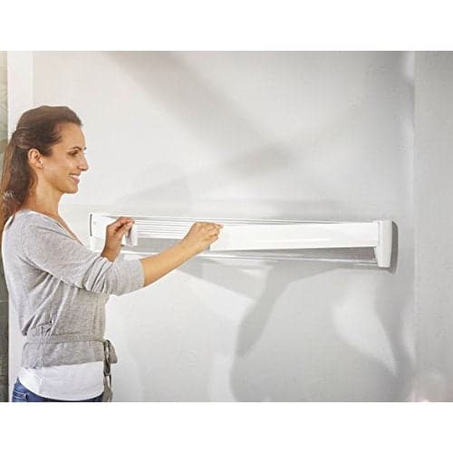 Leifheit Wall-Mounted Clothes Drying Rack Telegant Plus 100 - Model 83100