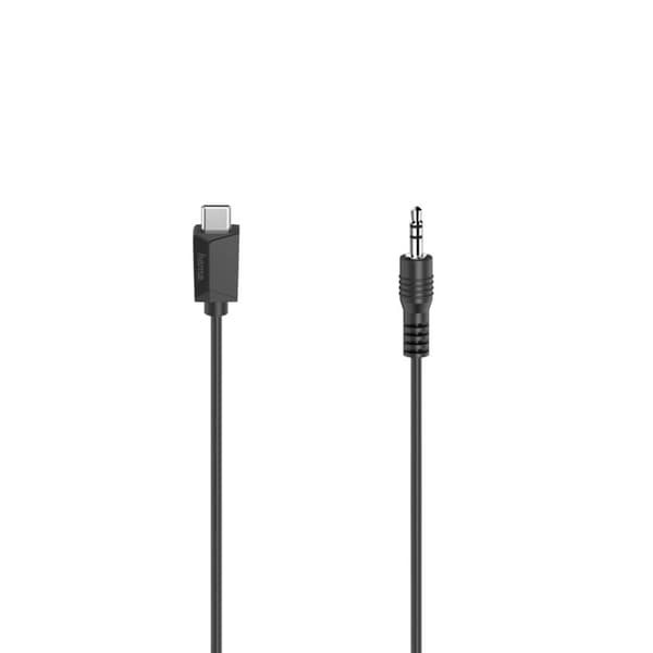 Hama Audio Cable USB-C to 3.5 mm Jack Plug Stereo 0.75 M