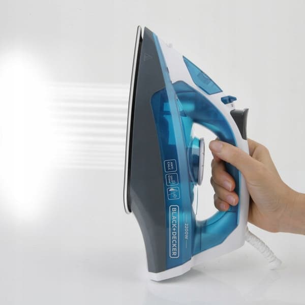 Black+Decker BXIR2200E, Steam Iron, Blue (BXIR2200E)