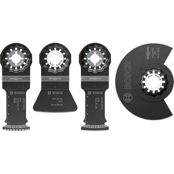 Bosch Professional Set of 4 Blades - Flooring and Fitting for Multi-Tools