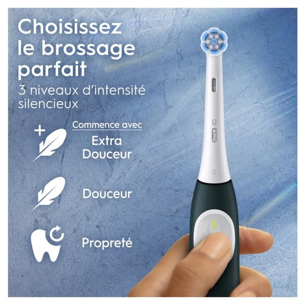 Oral-B Electric Toothbrush - iO2 - Green Drill - 3 Brushing Modes - 2-Minute Timer