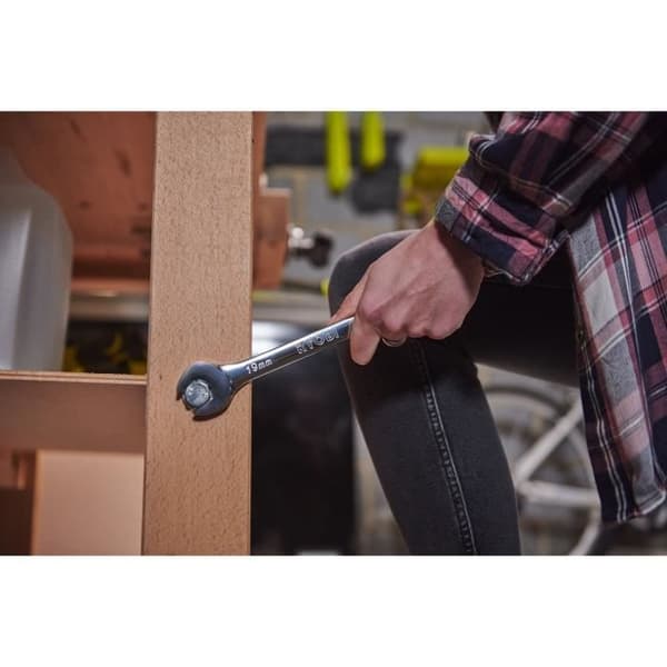 RYOBI 12-Piece Wrench Set 8-22 mm - 15° Return Angle - Compatible with Ryobi LINK