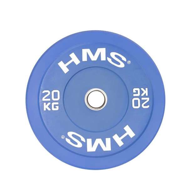 HMS Olympic Bumper Plate 20 kg Blue CBR20