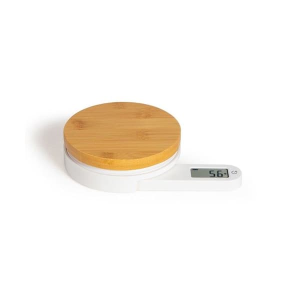 Livoo Dynamo Kitchen Scale - DOM466 - 5 kg Capacity - Bamboo Platform