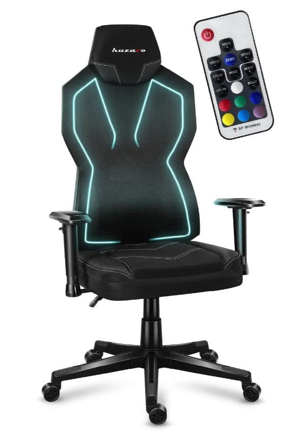 Huzaro Combat 6.2 RGB Gaming Chair, Black