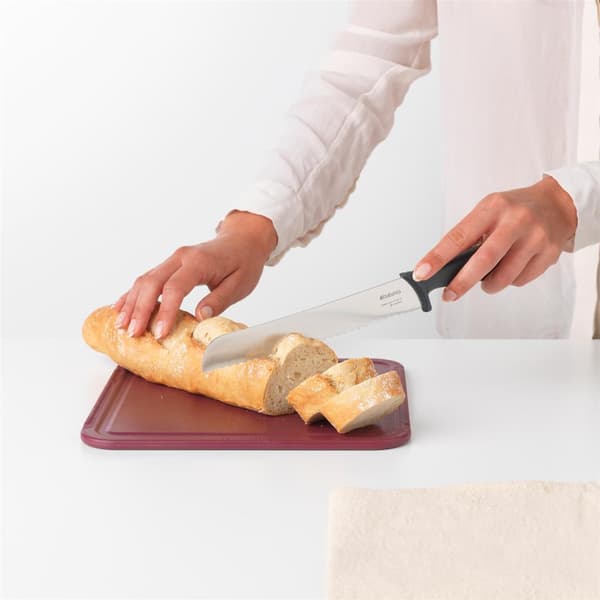 Brabantia Tasty+ Bread Knife 33 cm Dark Grey