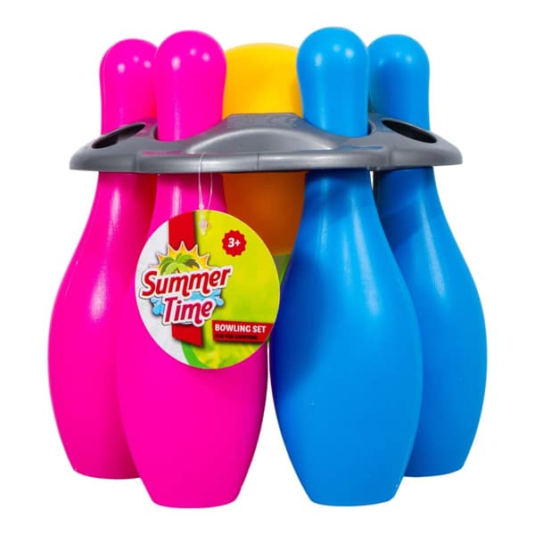 Summertime Bowling Set 6 Pins and Ball