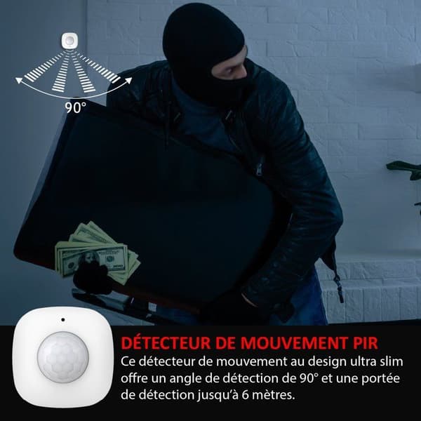 KYF Additional Motion Detector - Compatible with KYF-ALARM-009 KYF-ALARM-012