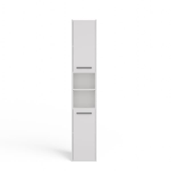 Topeshop S30 BIEL Bathroom Storage Cabinet White