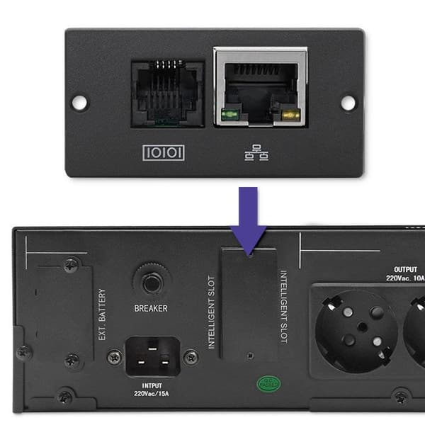 Qoltec RACK UPS 2kVA 1600W LCD
