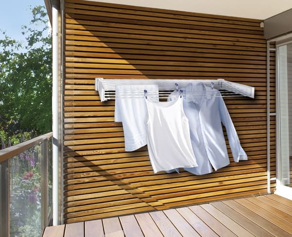Leifheit Telegant 30 Protect Wall-mounted Rack White