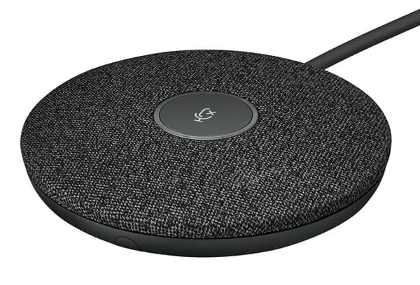 Logitech Rally Mic Pod Microphone for Large Room Solution for Google Meet, Zoom Rooms, Medium Room Solution for Google Meet