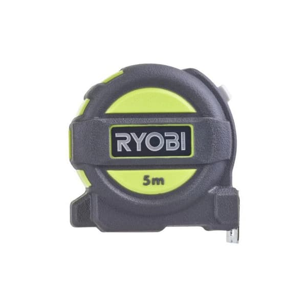 RYOBI Tape Measure - RTM5M - 5 m - Width 25 mm - Secure Hook