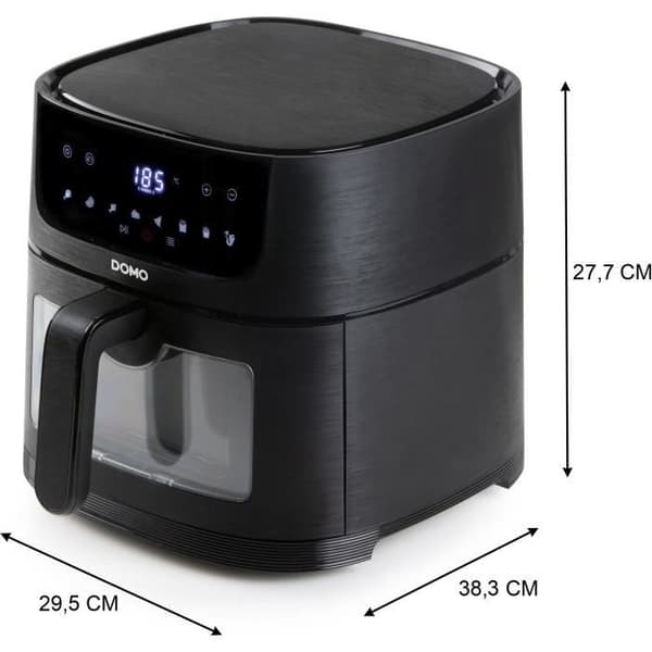 DOMO Air Fryer - DO540FR - 6 L - Digital Display - 8 Programs