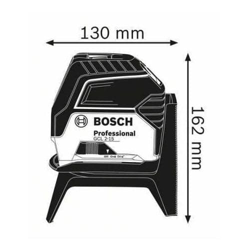 BOSCH Professional Combination Laser - GCL 2-50 - Includes Accessories