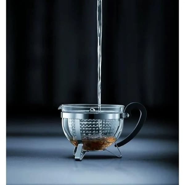 BODUM Teapot - Chamboard - Plastic strainer - 1.3 L - Black