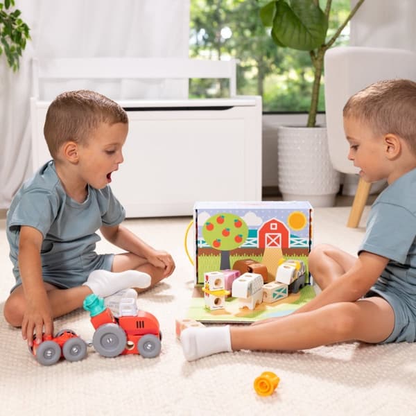 Melissa & Doug Blockables Farm Playset 56-piece
