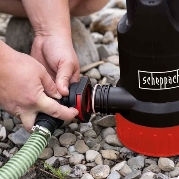 Scheppach DWP750 Combination Wastewater Pump - 750 W - Max Flow Rate 20000 l/h
