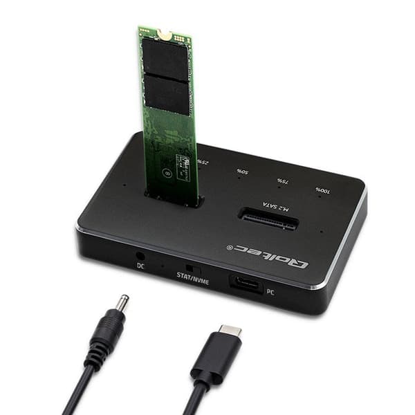 M.2 NVMe SATA USB-C DUAL Docking Station
