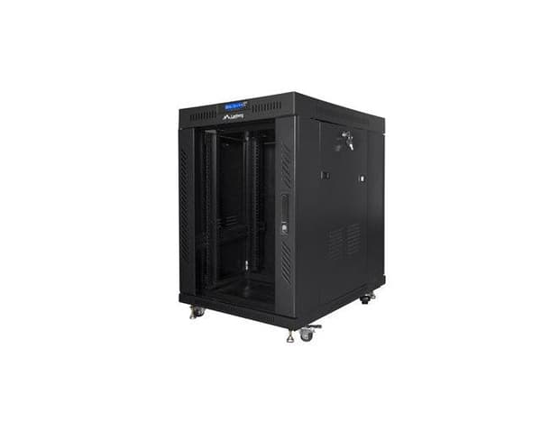 Lanberg Rack Cabinet 15U Freestanding Black FF01-8015-12BL