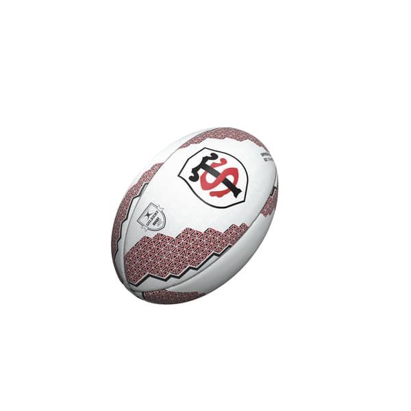 Gilbert Rugby Ball - Toulouse Supporter - Size 5