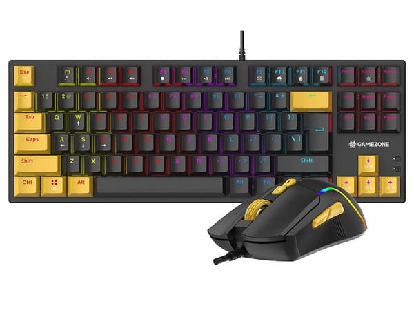 Tracer GAMEZONE HORNET87 USB Keyboard and Mouse Set - Mechanical, Wired, Gaming