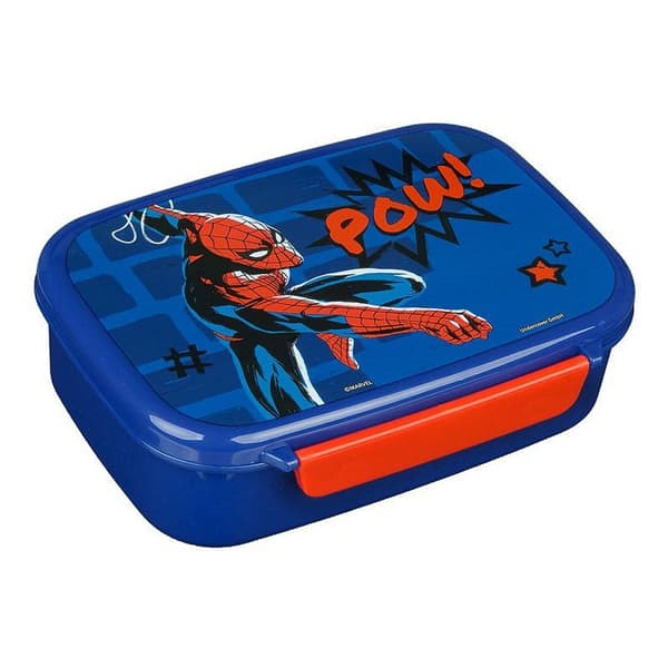 Spiderman Lunch Box Blue/Red