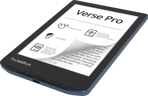 PocketBook Verse Pro eBook Reader Touchscreen 16GB Wi-Fi Black Blue