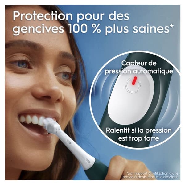 Oral-B Electric Toothbrush - iO2 - Green Drill - 3 Brushing Modes - 2-Minute Timer