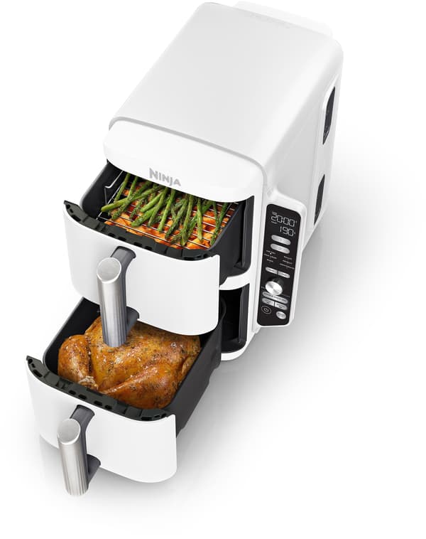 NINJA Air Fryer - Double Stack XL - 9.5 L - 6 Cooking Programs - SL400EUWH