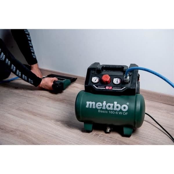 METABO Compressor - Basic 160-6 W OF - 6 Litres - 900 W - 8 bar
