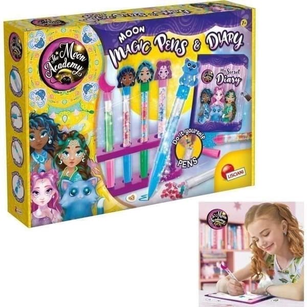 THE MOON ACADEMY - Creative Kit - Magic Pens and Diary - Personalized Included