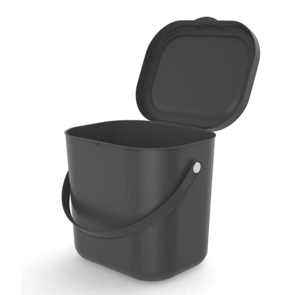 Rotho Albula Waste Bin 6 Liter Anthracite