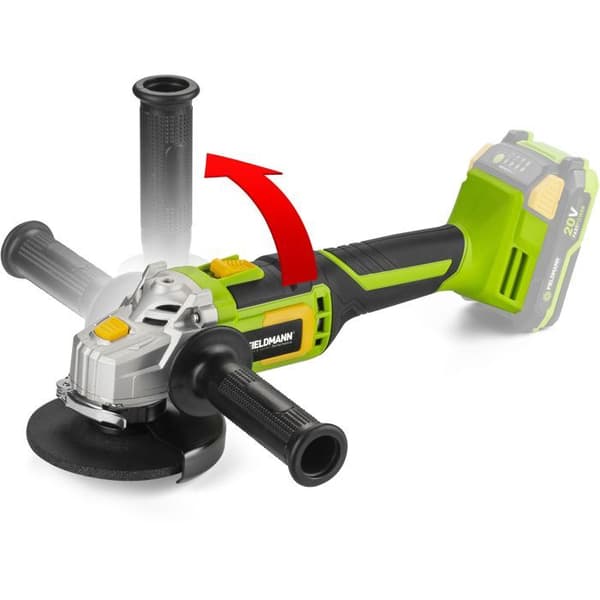 FIELDMANN Cordless Angle Grinder - 20V - 115 mm - Battery and Charger Not Included