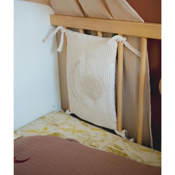 Modular Baby Cot Bumper - Moon Beige - 49 x 29 cm