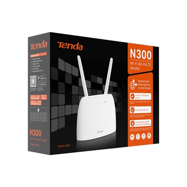 Tenda N300 Wireless Fast Ethernet Single-Band Router