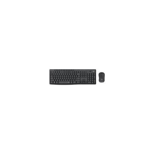 Logitech MK295 Silent - Wireless Keyboard and Mouse Set - 2.4 GHz - QWERTZ - Czech - Graphite