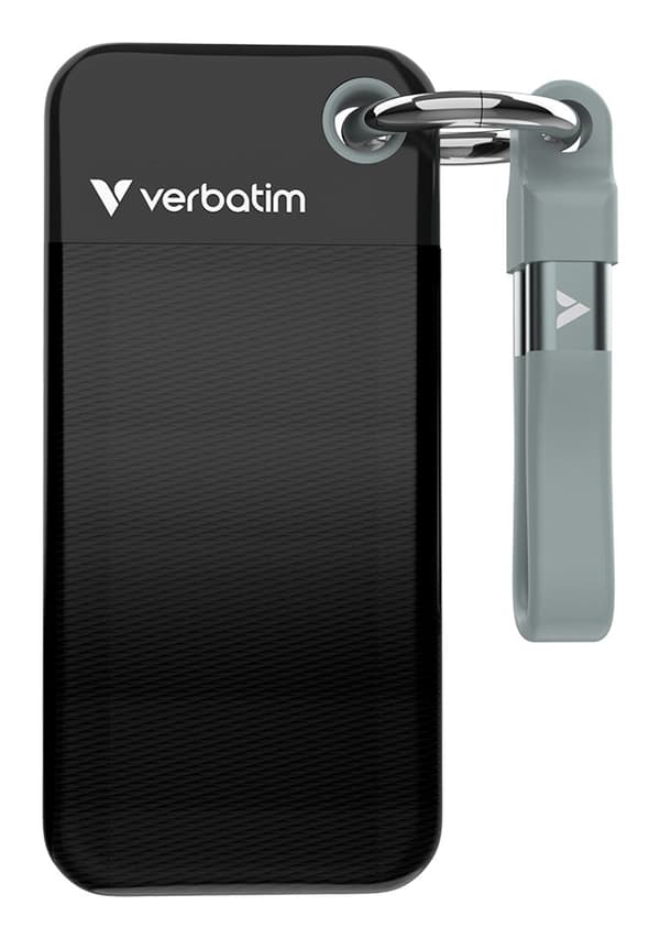Verbatim Pocket SSD USB 3.2 - 2TB - Black/Grey (32194)