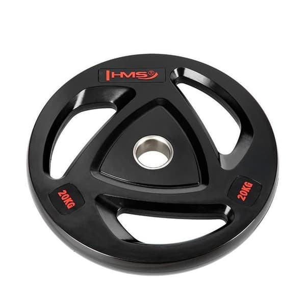 HMS TOX20 Rubberized Olympic Weight Plate 20 kg