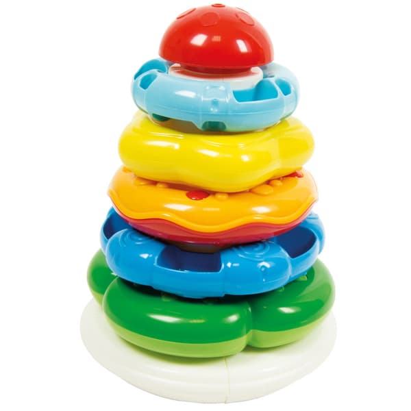 Clementoni Stacking Rings Educational Toy - For Ages 6 to 36 Months