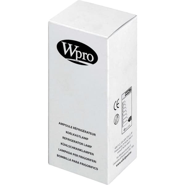 WPRO Refrigerator Lamp T-click T25 40W Clear