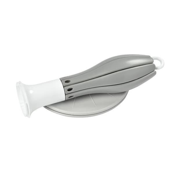 Béaba Foldable Bottle Drying Rack - Flower Grey - Compact and Practical