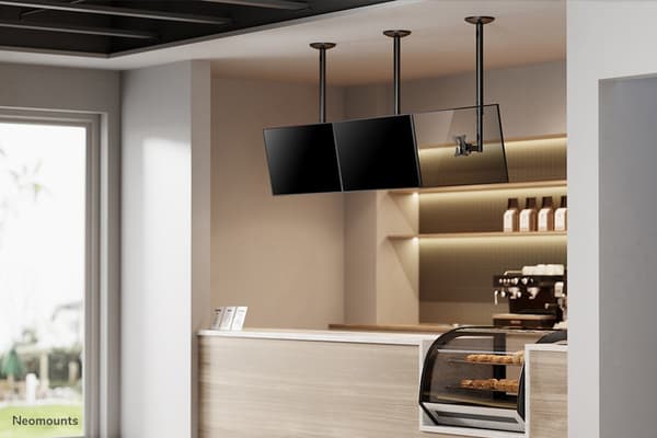 Neomounts Ceiling Mount FPMA-C050BLACK, Adjustable Height, Tilt and Swivel