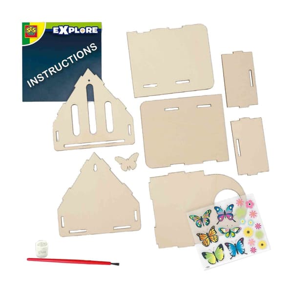 SES Creative Explore Wooden Butterfly Hotel
