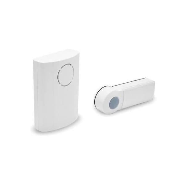 EXTEL Carillo Wireless Doorbell - 100 m Range - 36 Ringtones - IP44 Waterproof Button