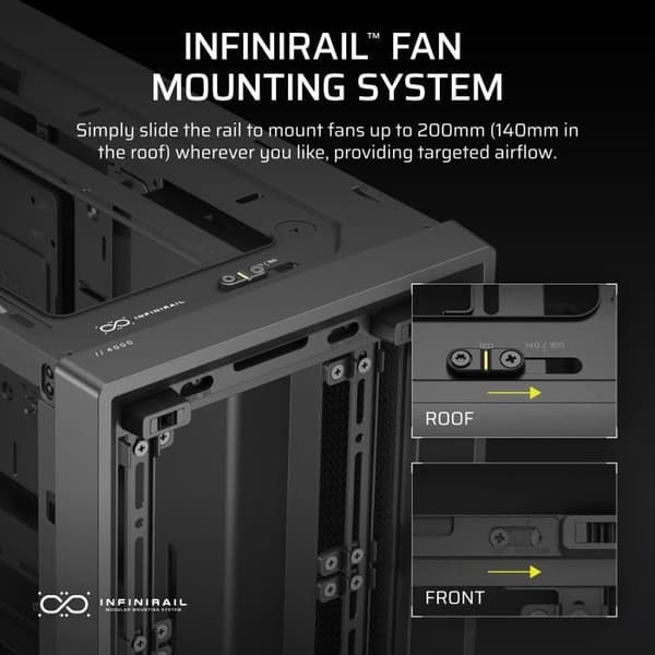 CORSAIR FRAME 4000D Mid-Tower PC Case - Black