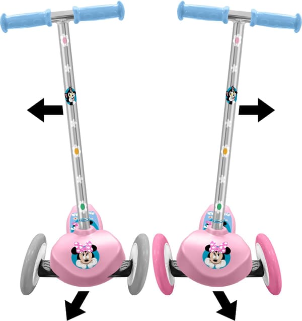 MINNIE Steering Scooter - MN432045 - 3 Wheels - Pink