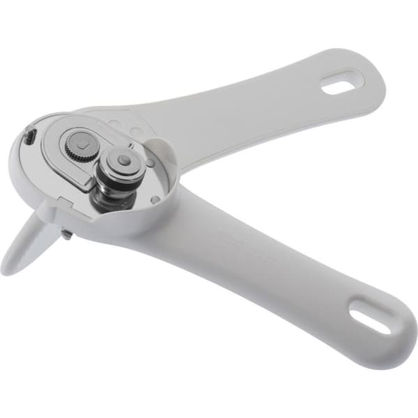 Westmark White Can Opener - Effortless Can Opening with Safety Features