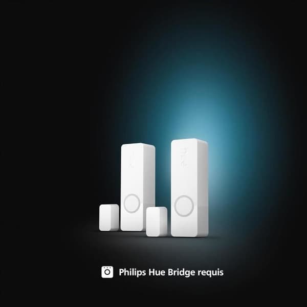 Philips Hue Secure Touch Sensors - 2-Pack - Door or Window - Easy Installation - App Control - White