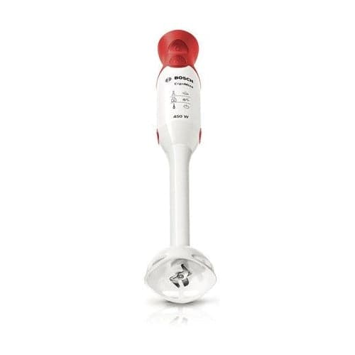 Bosch ErgoMixx MSM64010 Hand Mixer - 450 W - White/Red